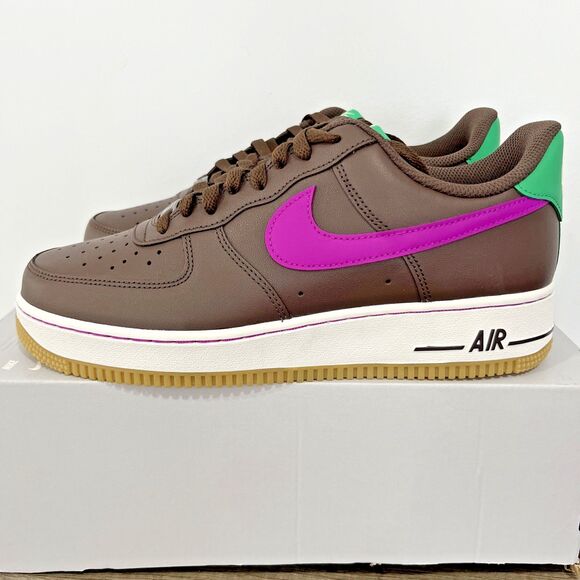Nike Air Force 1 Low \'07 Baroque Brown Vivid Purple IM2368-237 US Mens 9 New main image 7